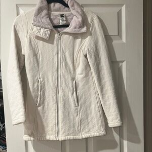 The North Face Women's White Quilted Ski Jacket